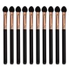 Professional Eyeshadow Applicators Sponge tip Single Sided Reusable UorPoto 10Pcs