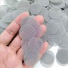 Pipe Screen, 0.6 inch (15 mm), Set of 150, Silver,