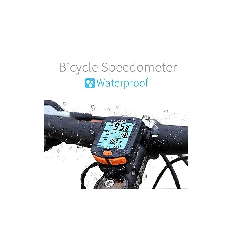 SANWAN - Wireless LCD Digital Bike Speedometer Odometer Waterproof Bike
