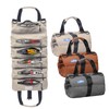 LETINE Crest Canvas Tools Roll Bag - Portable 6-Pocket EDC