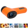 Temperature Measuring Gun NonContact Infrared Portable Handheld Thermometer HW550(Orange )