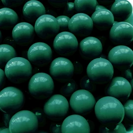 あミューズ [12mm] ガラポン抽選器用 玉 100球 (濃緑)
