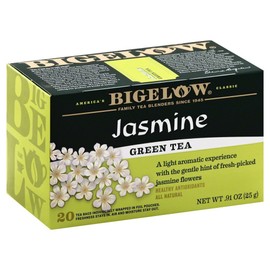 Bigelow Tea Green Jasmine 20 Bags (Pack of 4)