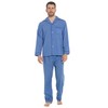 Lora Dora Strong Souls Mens Traditional 2 Piece Pyjamas Plain