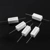 Qjaiune 10Pcs Cement Resistor 5W 0.47 Ohm Resistor, Ceramic Resistor