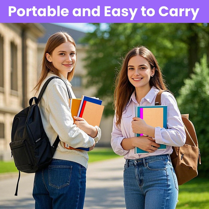 100 Pack A5 Notebooks Bulk, 8.3 x 5.5 inch Ruled