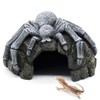 Reptile Rock Cave Hideouts Terrarium Habitat Decor Gecko Tank Accessories