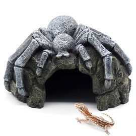 Reptile Rock Cave Hideouts Terrarium Habitat Decor Gecko Tank Accessories for Fish, Reptiles, Amphibians,Frogs, Snakes,Lizards,Shrimps, Spiders and Small Animals Crab