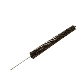 Neustanlo Professional Radiator Brush 2.0 Extra Soft Goat Hair Brown Bristles Plastic Coated Stainless Steel Wire 120 cm Long