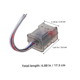 LABRIMP 2pcs High to Low Audio Converter Adapter for Car Stereo Subwoofer Amplifier Radio Connector Simple Installation Compatibility for Various Car Models