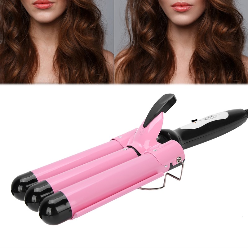 Hair Curling Iron 3 Barrel 28mm Electric Hair Waver Curling