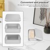 SHENGYIG Pack of 3 Aluminium Soap Box, Soap Dish with