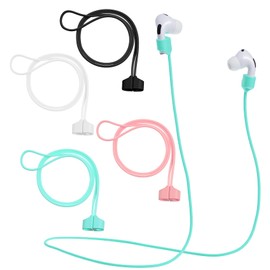 FRCTLNKG 4 Pcs Earbud Strap, Earplug Lanyard Anti-Lost