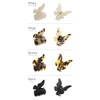 Vingtaine H7369-WH- Tortoise Shell Butterfly Mini Clip Hair Claw Cute