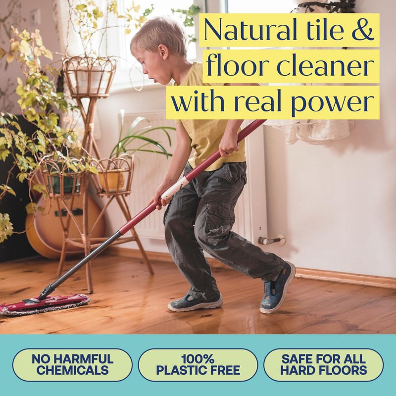 Fab Tab Hard Floor Cleaner Tablets - Pre-Measured Dissolvable Tablets