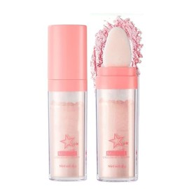 Polvo de hadas iluminador con purpurina, maquillaje para realzar el rostro natural tridimensional. Polvo de hadas iluminador para aplicar con la mano 