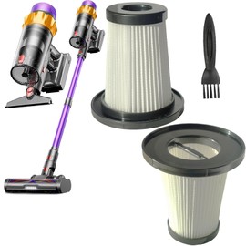 2Pack Hepa Replacement Filters Compatible with MUTGOF S12 Cordless Vacuum Cleaner, Washable Pre-motor Filters Works with MUTGOF S12 Upright Vacuum.(3.58in*3.58in*3.75in)