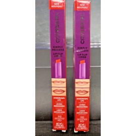 COVERGIRL (2 Pack) COVERGIRL Simply Ageless Lip Flip Liner #310 Devoted Red - 0.01 Oz Ea