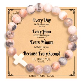 Laatuva Christian Gifts for Women, Religiou Inspirational Birthday Gifts for Friends/Sister/Mom/Grandma, Faith Jewelry for Women