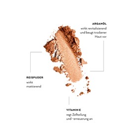 UND GRETEL Naturkosmetik IMBE Eyeshadow - Eye Shadow Highly Pigmented, Natural, Certified & Vegan - Colour Bronze 03