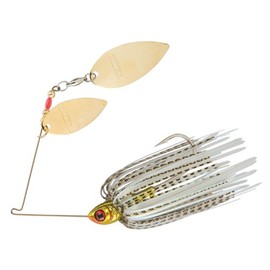 Booyah Vibra-Flx Spinnerbait Fishing Lure - Golden Shiner - 3/8 oz