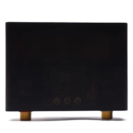 3000W Mini Electric Tankless Instant Hot Water Heater with Remote, 110V Constant Temperature Under Sink Hot Water Heater with Digital Display On Demand Water Heater, 20-52℃ (Black)