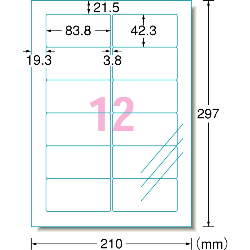 A-One 30612E Inkjet Label Stickers, Ultra Water Resistant, Glossy Film,
