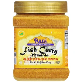 Rani Fish Curry Masala (14-Spice Curry Blend for Fish) 16oz (1lb) 454g PET Jar ~ All Natural | Vegan | Gluten Friendly | NON-GMO | Kosher | Indian Origin