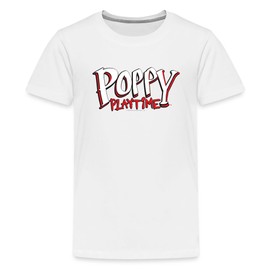 Poppy Playtime - Logo T-Shirt (Kids, White, 12-14)
