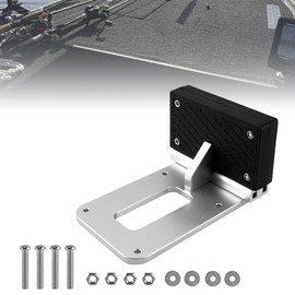 CWaveRow Universal Kayak Trolling Motor Mount Transom Mount Bracket Compatible with Flat Stern Kayaks or Boats Fits Electric Trolling Motors Only Heavy Duty Easy Install