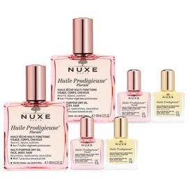 Nuxe Will Prodigy Multi Floral Oil 3-piece set, 100ml, 2 pieces / 눅스 윌 프로디쥬스 멀티 플로럴 오일 3종 세트, 100ml, 2개
