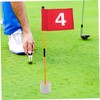Mipcase Golfing Training Flag Wear Portable Golf Flag for Backyard