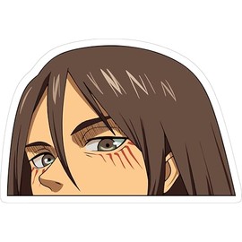 5” Eren Yeager 2 Attack on Titan Anime Peeker Decal Sticker