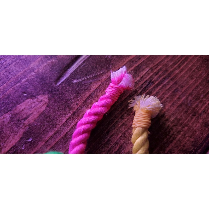 Rainbow Bamboo Rope | 40 Foot Long Soft Braided Craft