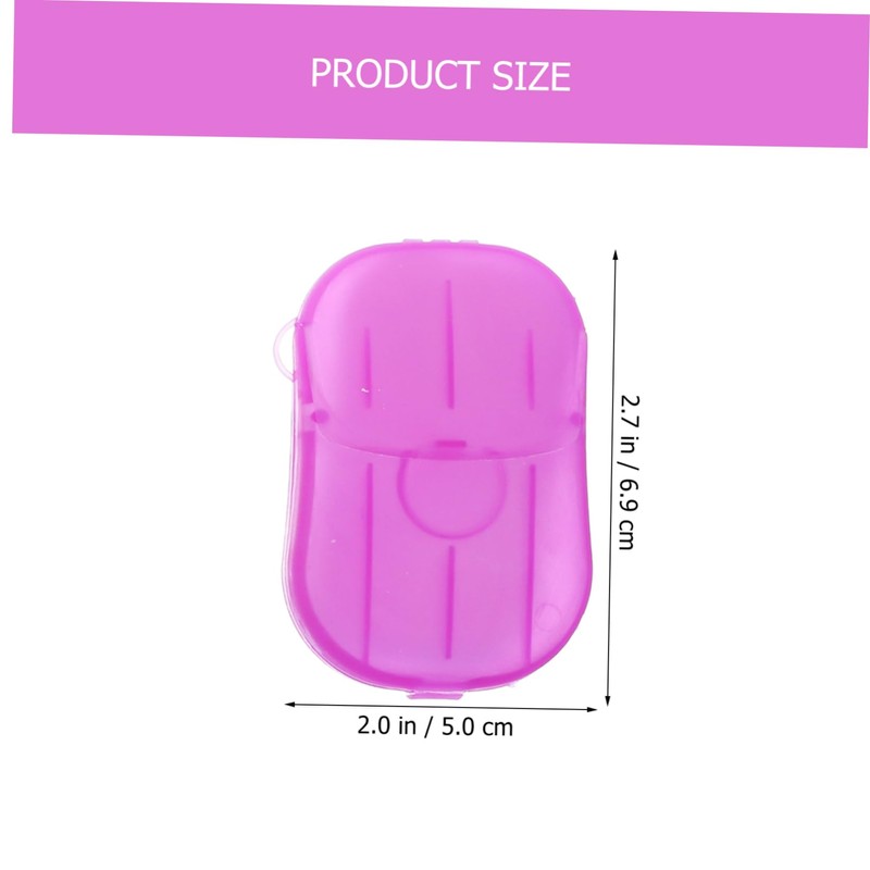 STOBAZA Lightweight Soap Sheets for Travel Camping Hiking Disposable Toiletries