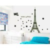 DaraBaby Vinil Decorativo Torre Eifel París Florecente Sala Estancia
