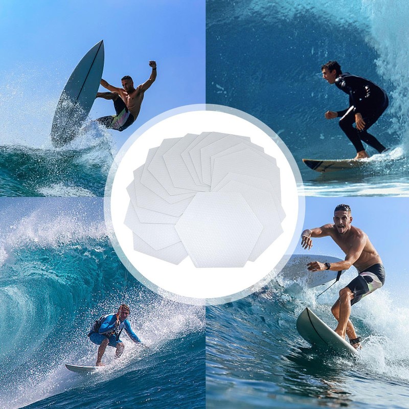 Surfboard Traction Pad,Anti-Slip Skimboard Stickers - Weatherproof Surfing Equipment Grip