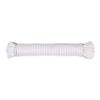 Durable Plastic Clothesline, 5/32 Inch, 100 Feet, White