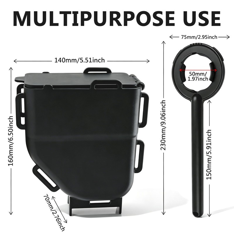 Ruppence Golf Ball Washer Club Head Cleaner Kit, 2-in-1 Portable