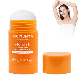 KUIRUNRX® Vitamin C Lightening Balm, Underarm Sweat Cream, Armpit Odor Cream, Corrector for Dark Spots, Brightens the Skin and Nourishes the Skin for Elbows (40G)