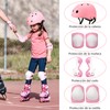 UIEYAKFR Juego Casco Bicicleta para Niños, Protecciones para Patinar Nino,Apto