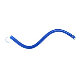Trolling Tube Fishing Lure - Flexible - Great for Striped Bass and Other Game Fish (Solid Blue, 15 Inch)