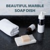 Soap Holder, Marble Soap Dish for Shower, Bar Soap Holder