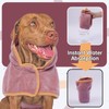 OUOBOB Dog Drying Coat, Dog Coat for Drying Dogs, Pink