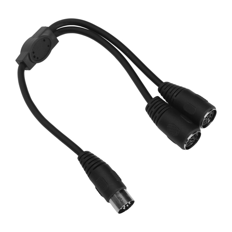 DIN 8 Pin Male to 2 DIN 8 Pin Female