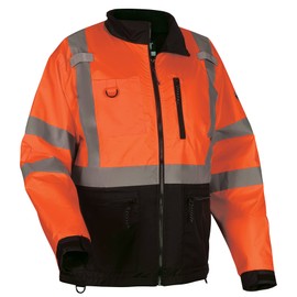Ergodyne GloWear 8351 Windbreaker Jacket, Hi Visibility Reflective Jackets, Type R, Class 3