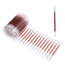 200Pcs Disposable Cotton Swab Iodophor Skin Disinfection Swab Individually Wrapped Pads Double Head Cotton Swab Iodine For Outdoor Medical Supplies