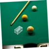 Kisangel 3pcs Portable Acrylic Billiard Chalk Powder Box Pool Chalk