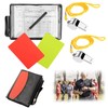 2 Sports Football Referee Cards Set Red Card Yellow Card