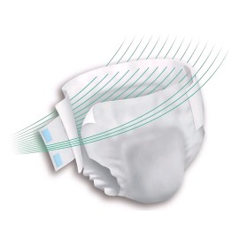 Prevail 20ct Prevail Per-Fit 360 Sz 1 Adult Incontinence Daily Briefs Underwear Diapers